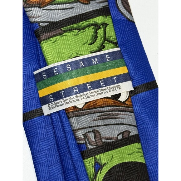 Sesame Street Oscar The Grouch Polyester Neck Tie - Picture 6 of 7